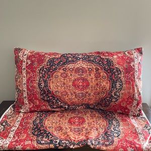 Society 6 Brand King Size Pillow Shams Persian Rug Print